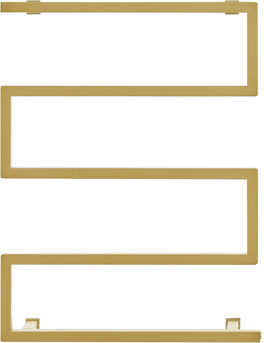 Swiss Madison Voltaire 5-Bar Electric Towel Warmer Heated Towel Racks for Bathroom in Brushed Gold