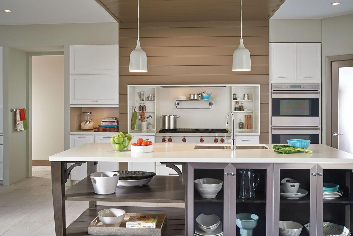 Moen DN0794CH Iso 24-Inch Wide Bathroom Hotel-Style Towel Shelf with Towel Bar, Chrome