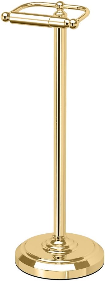 Home Accents Brass Toilet Tissue Holder, 22" H
