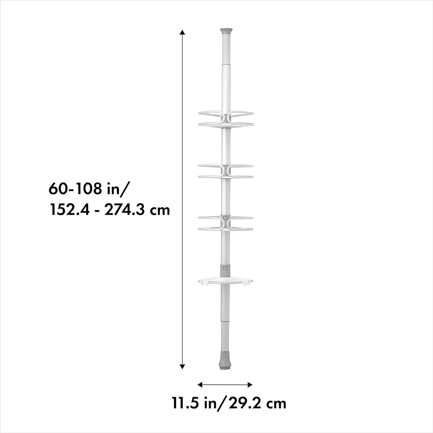 OXO Good Grips Quick-Extend Aluminum Pole Caddy